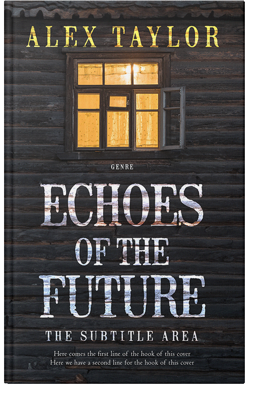 Front view of Premade Literary Fiction Book Cover - Thunder