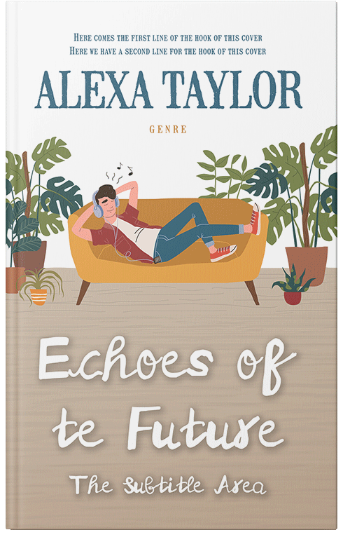 Front view of Premade Teen & Young Adult Book Cover - Coral Reef