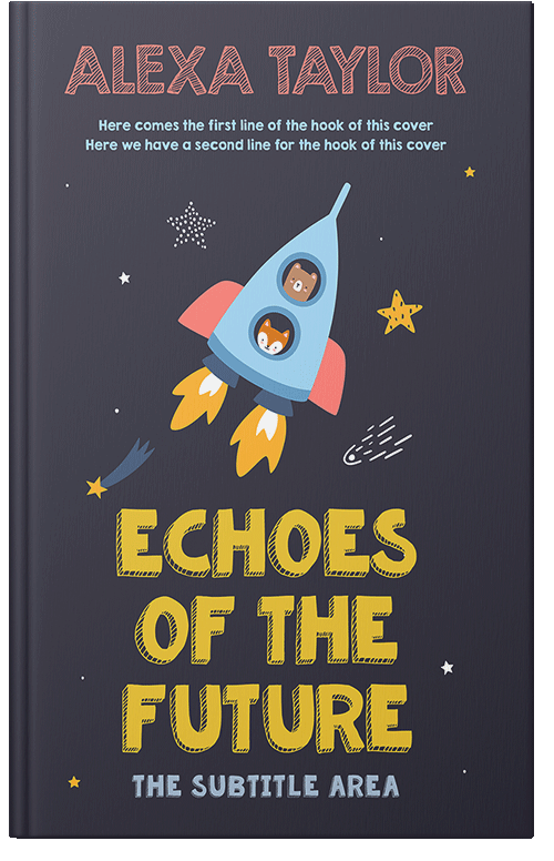 Front view of Premade Children's Book Cover - Tuna