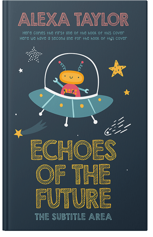 Front view of Premade Children's Book Cover - Pickled Bluewood