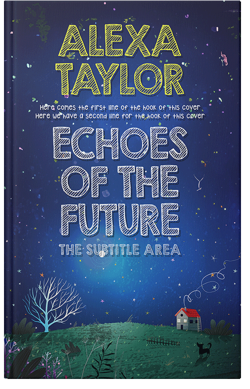 Front view of Premade Children's Book Cover - Biscay