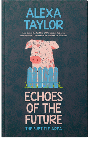 Premade Book Cover Pickled Bluewood