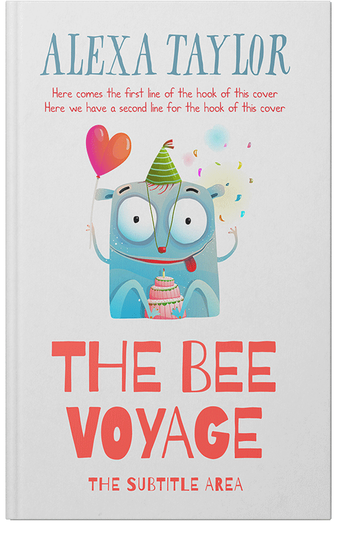 Front view of Premade Children's Book Cover - Desert Storm