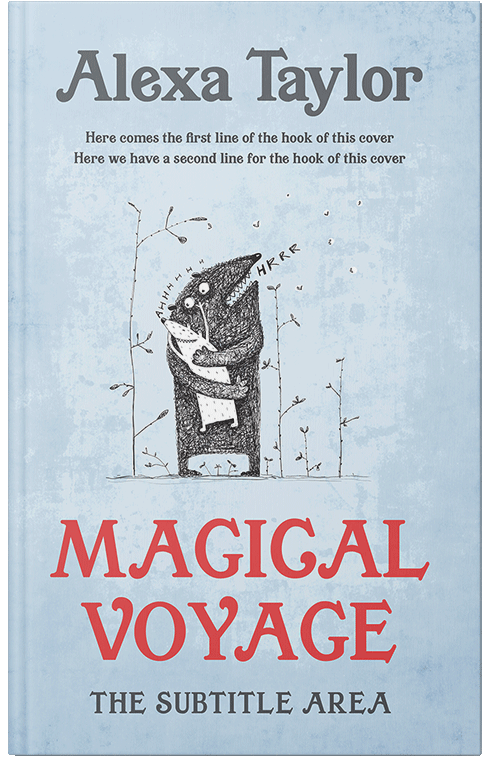 Front view of Premade Children's Book Cover - Botticelli