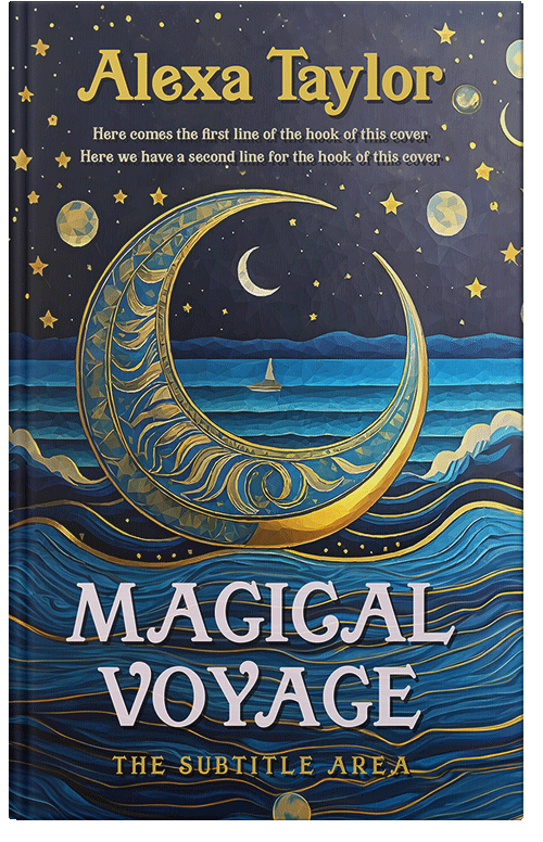 Front view of Premade Children's Book Cover - Ebony Clay