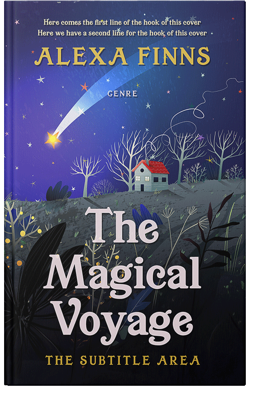 Front view of Premade Children's Book Cover - Mirage
