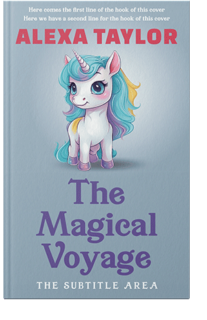 Pre Made Book Cover Cadet Blue