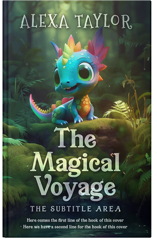 Front view of Premade Fantasy Book Cover - Heavy Metal