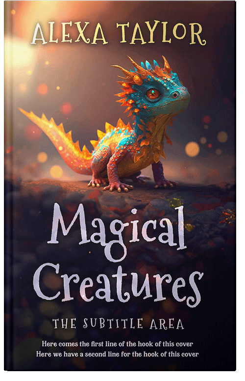 Front view of Premade Fantasy Book Cover - My Pink