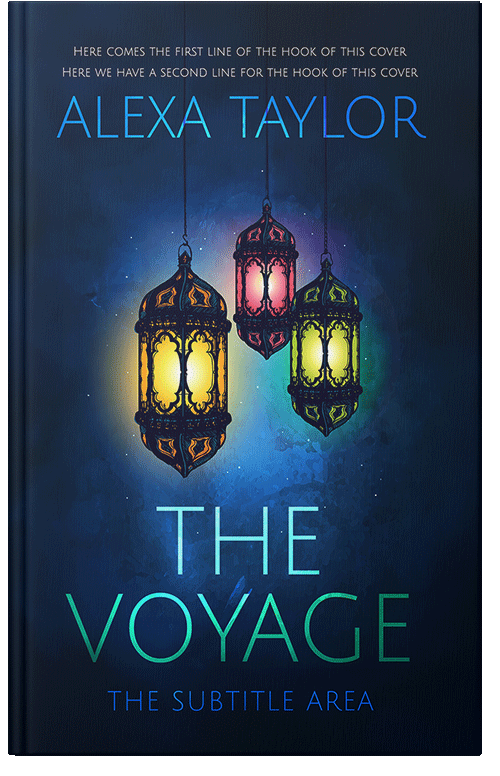 Front view of Premade Religion & Spirituality Book Cover - Black Pearl