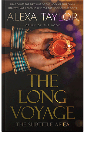 Pre Made Book Cover Copper