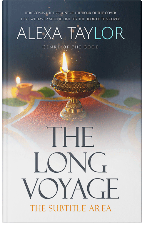 Front view of Premade Religion & Spirituality Book Cover - Bone