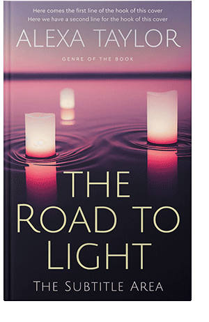 Pre Made Book Cover Petite Orchid