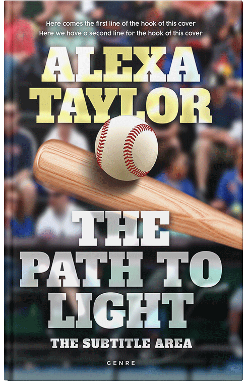 Front view of Premade Sports & Fitness Book Cover - Bone