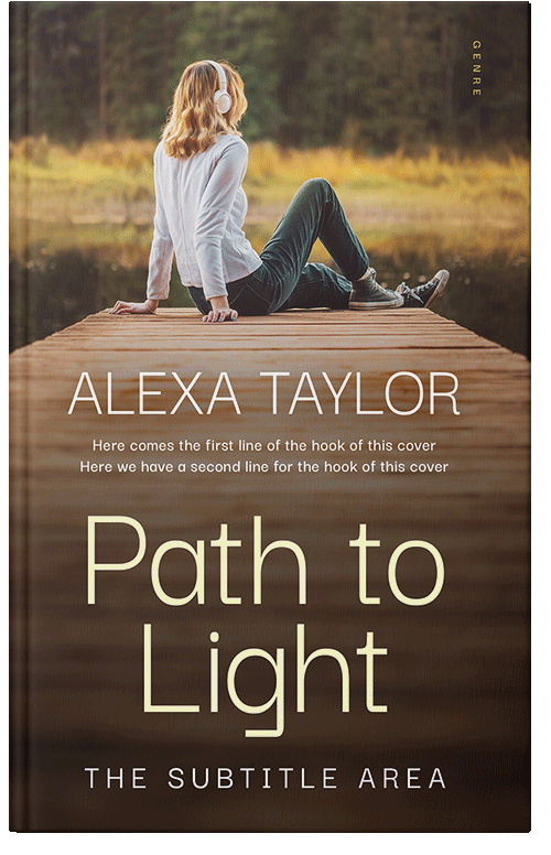 Front view of Premade Health & Mind & Body Book Cover - Iroko