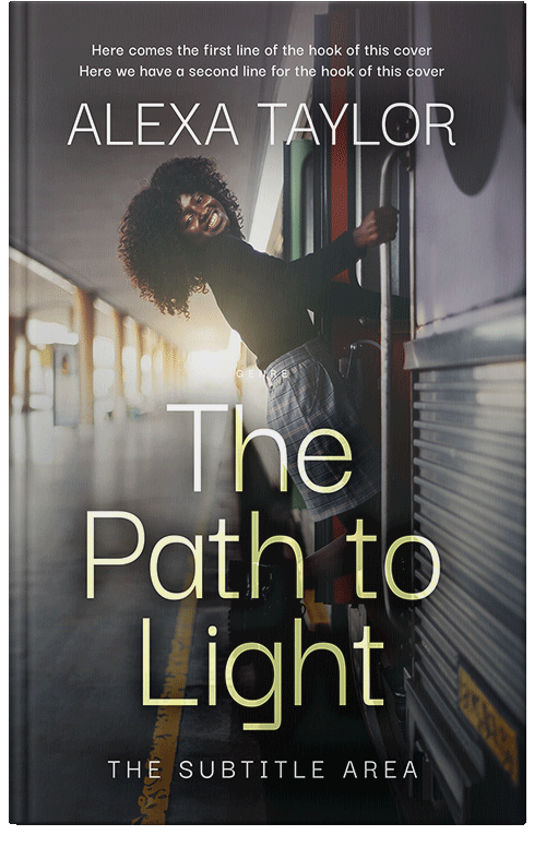 Front view of Premade Travel Book Cover - Thunder