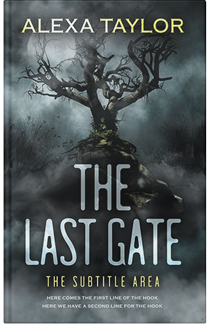 Premade Book Cover Outer Space