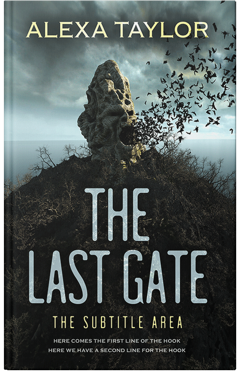 Front view of Premade Horror Book Cover - Tiara