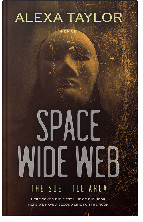 Front view of Premade Horror Book Cover - Crowshead
