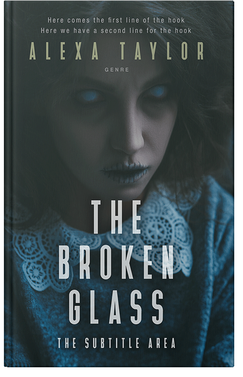 Front view of Premade Horror Book Cover - Outer Space