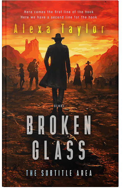 Front view of Premade Action & Adventure Book Cover - Clinker