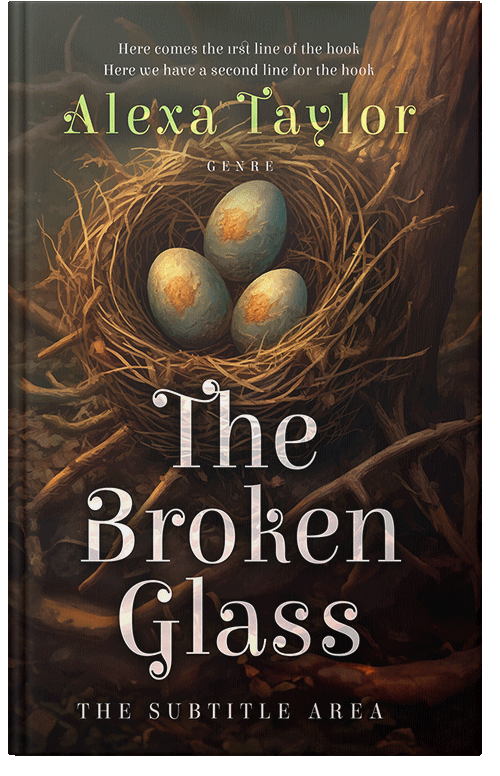 Front view of Premade Fantasy Book Cover - Eclipse