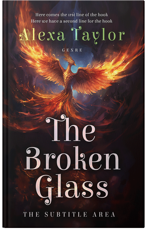 Front view of Premade Fantasy Book Cover - Whiskey