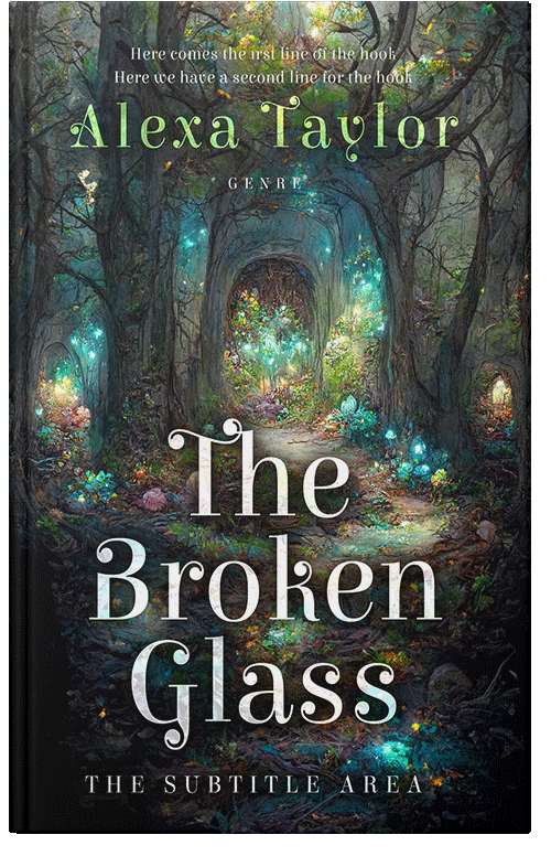 Front view of Premade Fantasy Book Cover - Outer Space