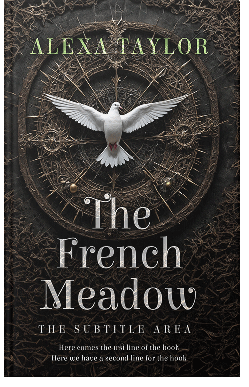 Front view of Premade Religion & Spirituality Book Cover - Zeus