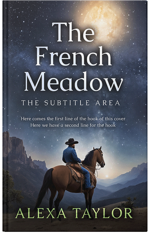 Front view of Premade Action & Adventure Book Cover - Charade