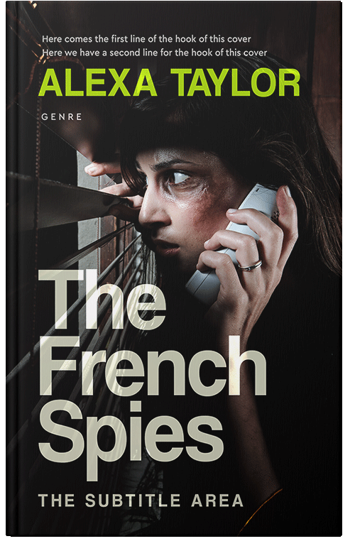 Front view of Premade Mystery & Thriller & Suspense Book Cover - Cod Gray