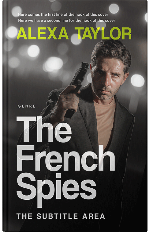 Front view of Premade Mystery & Thriller & Suspense Book Cover - Thistle Green