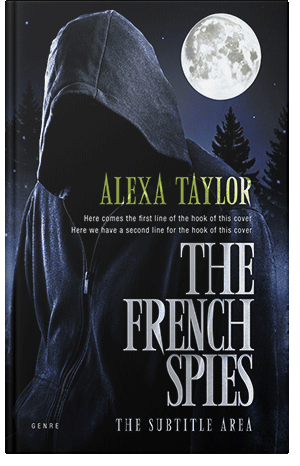 Premade Book Cover Powder Ash