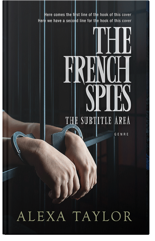 Front view of Premade Mystery & Thriller & Suspense Book Cover - Silver Rust