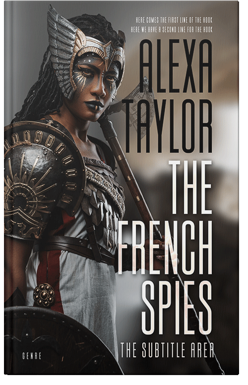 Front view of Premade Fantasy Book Cover - Cocoa Brown