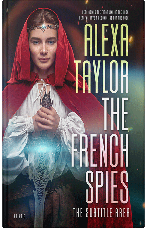 Front view of Premade Fantasy Book Cover - Thunder