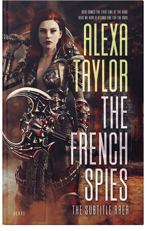 Front view of Premade Fantasy Book Cover - Cameo