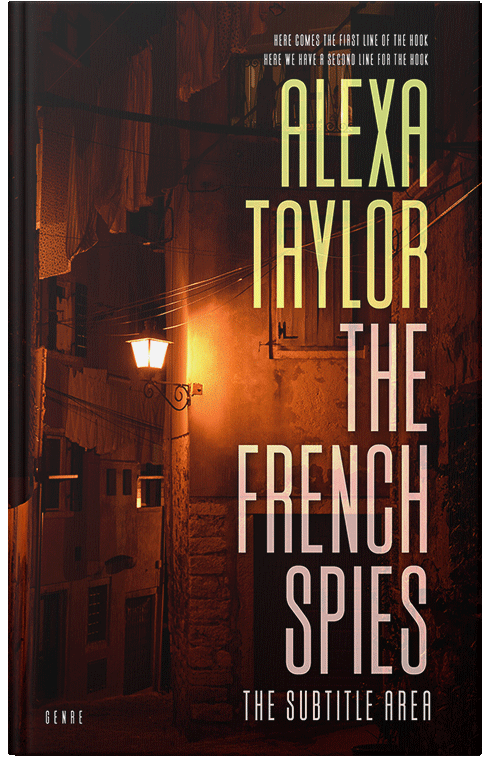 Front view of Premade Mystery & Thriller & Suspense Book Cover - Di Serria