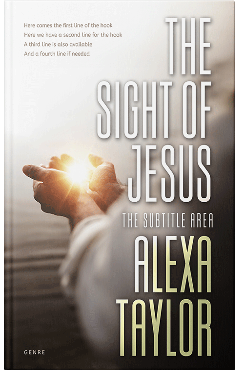 Front view of Premade Religion & Spirituality Book Cover - Sisal