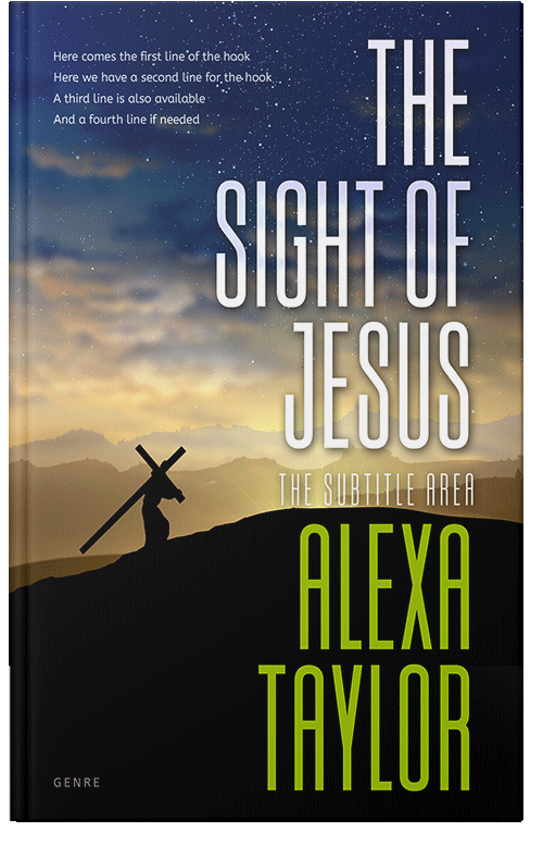 Front view of Premade Religion & Spirituality Book Cover - Mirage