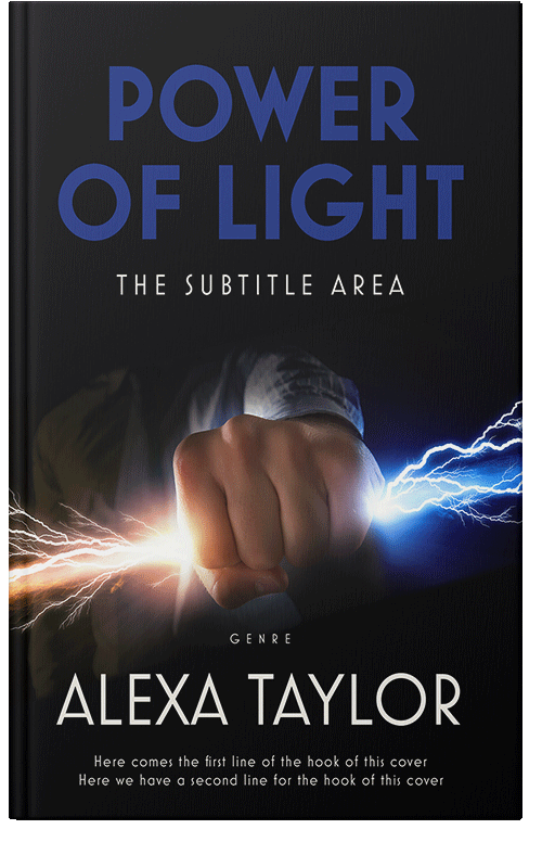 Front view of Premade Business Book Cover - Bison Hide