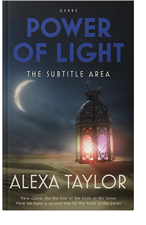 Pre Made Book Cover Ebony Clay