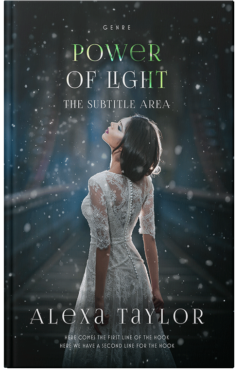 Front view of Premade Fantasy Book Cover - Outer Space