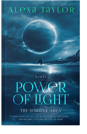 Pre Made Book Cover Deep Sea Green