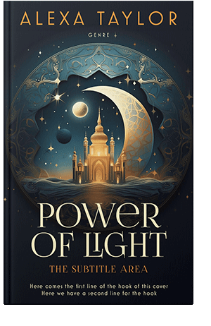 Pre Made Book Cover Black