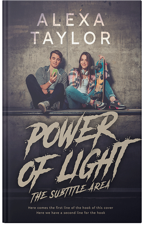 Front view of Premade Teen & Young Adult Book Cover - Tuna