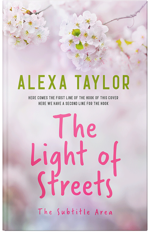 Front view of Premade Nature Book Cover - Lola