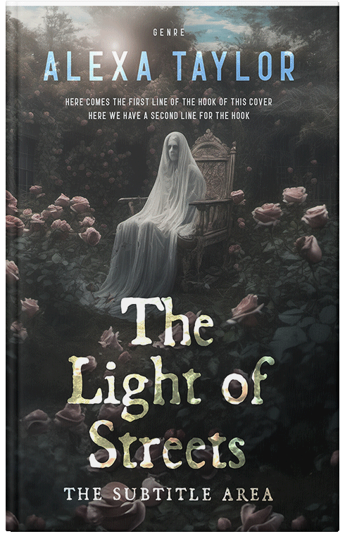 Front view of Premade Horror Book Cover - Heavy Metal