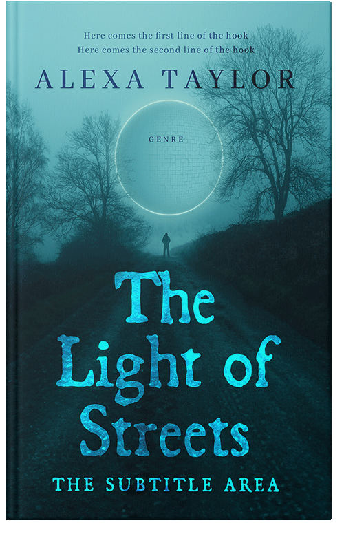 Front view of Premade Fantasy Book Cover - Tiber