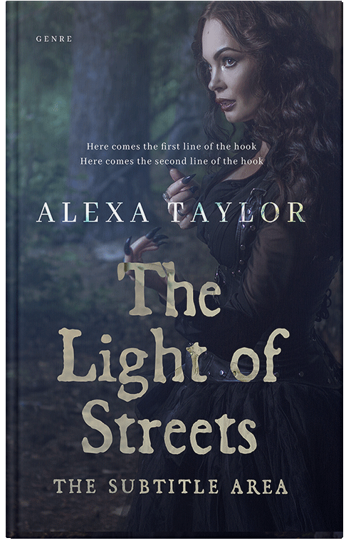 Front view of Premade Horror Book Cover - Mirage